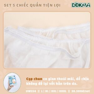 QUẦN LÓT COTTON CHO MẸ BẦU