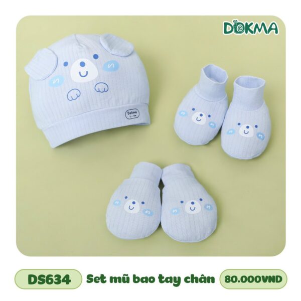 DA634 SET MŨ + BAO TAY CHÂN