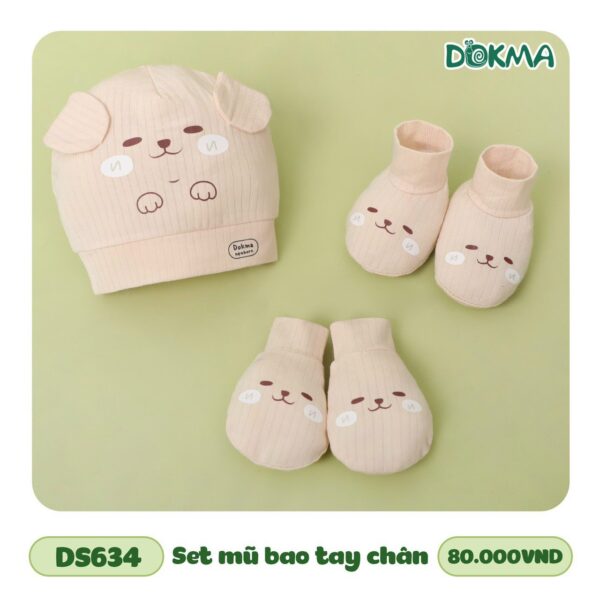 DA634 SET MŨ + BAO TAY CHÂN