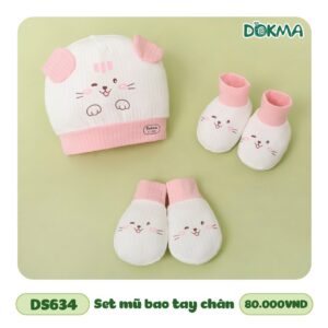 DA634 SET MŨ + BAO TAY CHÂN